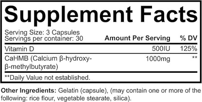NutraKey HMB Capsules, 90 Count