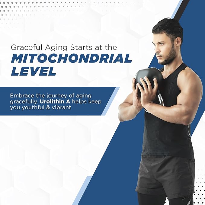 ProMito - Urolithin A Supplement - 500mg Pure Urolithin A Dietary Supplement for Men & Women - Good Alternative to NMN, NAD, CoQ10, Resveratrol & PQQ - Max Life Naturals, 60 Capsules