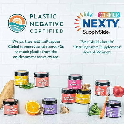 Llama Naturals Real Fruit Sambucus Elderberry Gummies for Kids, No Added Sugar Cane, Vegan, Organic Toddler Immune Support, Zinc & Vitamin C Children 120 Count (2-4 Month Supply)