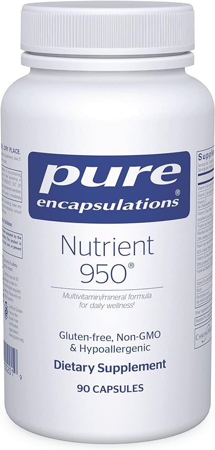 Pure Encapsulations Nutrient 950 | Multivitamin Mineral Supplement to Support Physiological Functions and a Healthy Lifestyle* | 90 Capsules