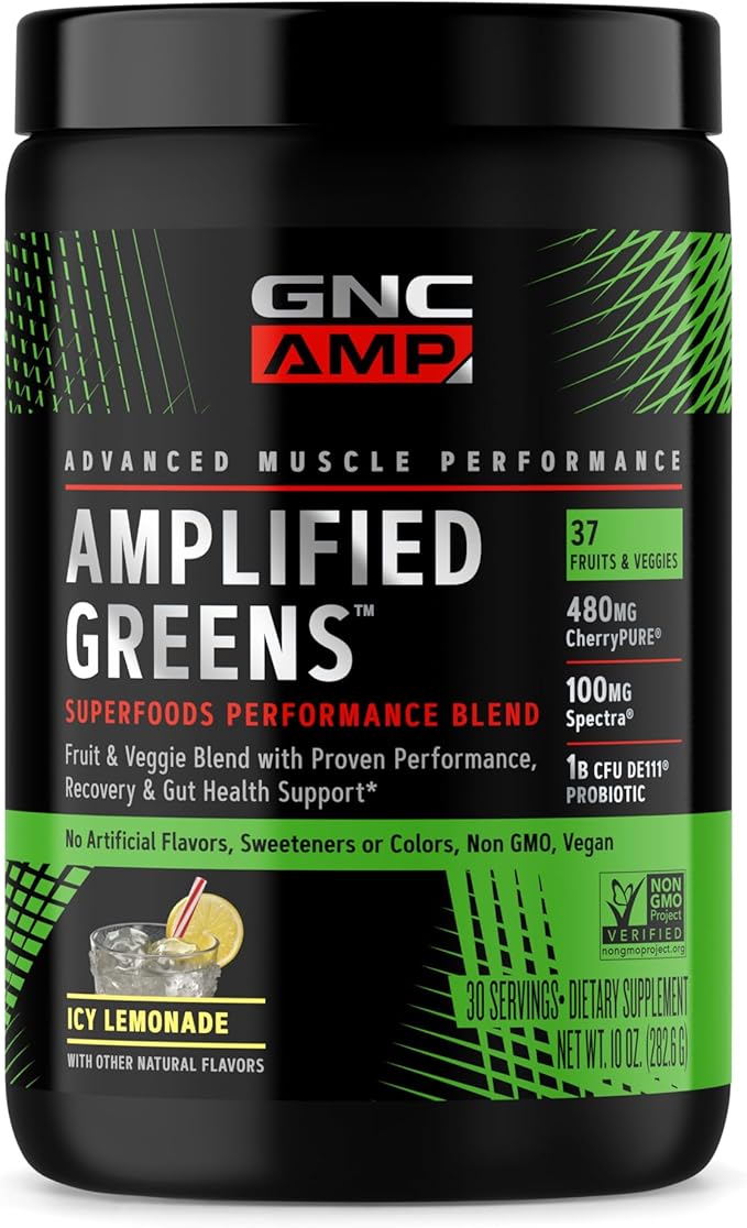 GNC Superfoods Amplified Greens Icy Lemonade