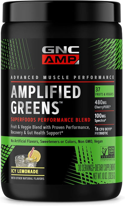 GNC Superfoods Amplified Greens Icy Lemonade