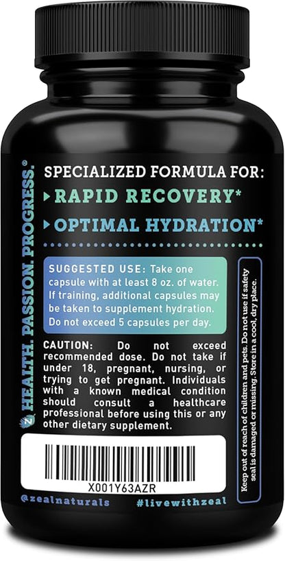 Keto Electrolyte Supplement (120 Capsules) Maximum Keto Electrolytes Supplements Pills w Pink Himalayan Salt, B Vitamins, Magnesium and Potassium Supplement - Salt Pills & Electrolyte Tablets