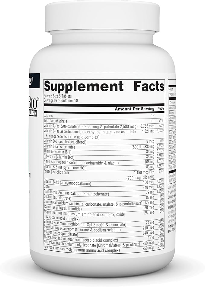 Source Naturals Elan Vital Multiple, for Multiple Body System Support* - 90 Tablets