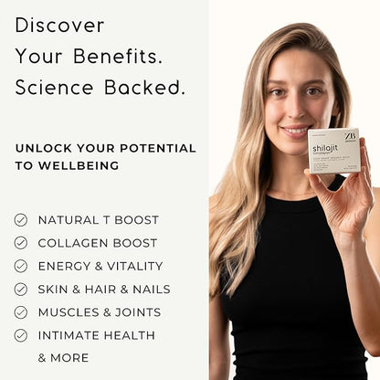 Himalayan Shilajit Resin - Authentic, Pure, Natural - 50 gram, 100 Servings - Lab Test Report Included - Standardized - 500mg - Fulvic Acid Supplement for Men & Women, Organic, Gold Grade