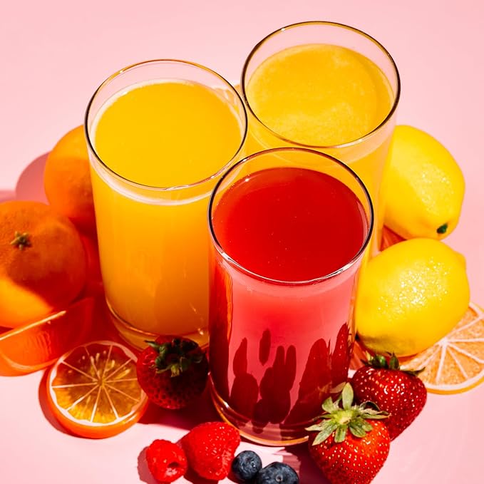 WonderSlim FAST BOOST Energy & Hydration Drink Mix, Orange, with Electrolytes, Vitamins B, C & E, Antioxidants, No Sugar (14ct)