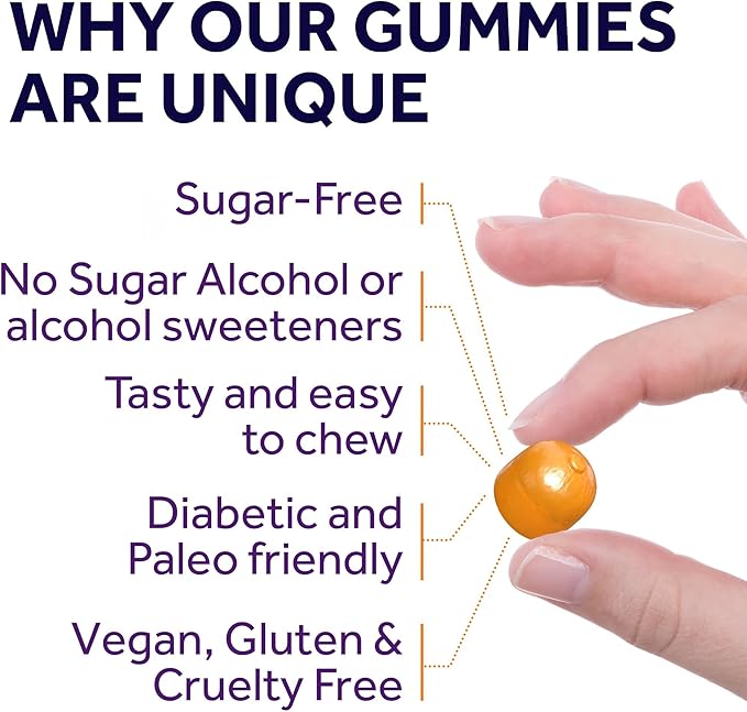 Magnesium Citrate Gummies - Sugar-Free, Vegan and Non-GMO for Better Sleep and Relaxation - No Sugar Alcohol - Magnesium Supplement for Adults, Teens and Kids - Pineapple - 240 Chews