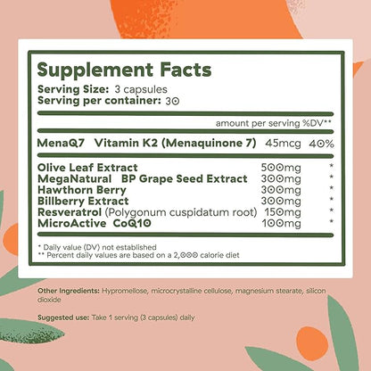 Nutrition Vitality Capsules, Rich in Magnesium and CoQ10, 90 Capsules