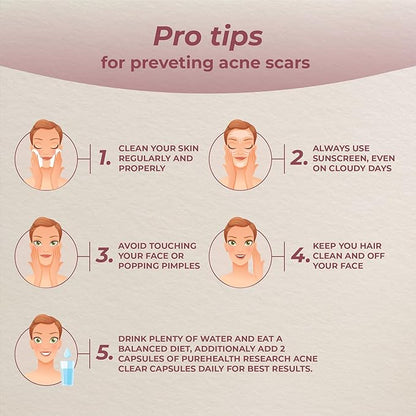 PUREHEALTH RESEARCH Hormonal Acne Supplements - Say Goodbye to Breakouts with Acne Supplements for Women - Zinc for Acne - Powerful Acne Vitamins with Vitamin B5, and Barberry Fruit Extract -1 Bottle