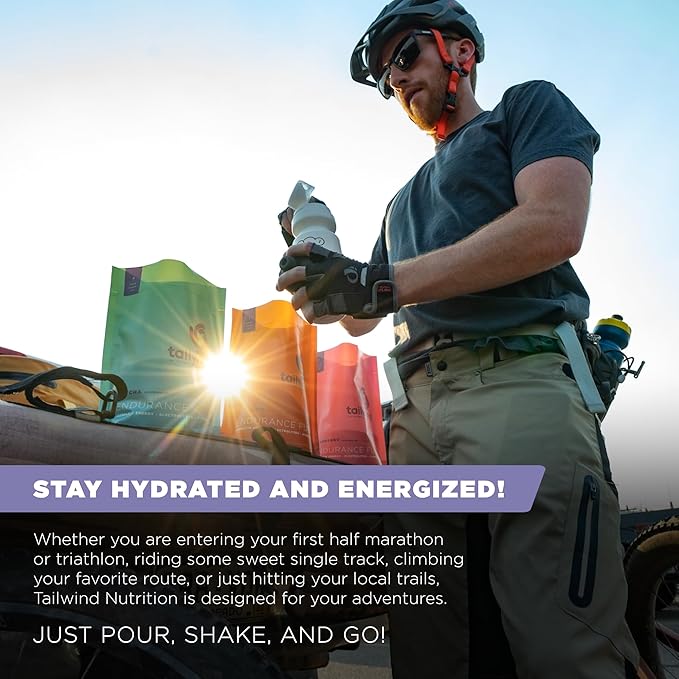 Tailwind Nutrition Endurance Fuel, Sports Drink Powder Mix with Electrolytes, Non-GMO, Free of Soy, Dairy, and Gluten, Vegan, Naked Unflavored, 30 Servings