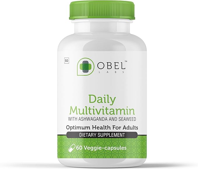 Obel Daily Multivitamin | with Ashwaganda and Seaweed | Optimum Health for Adults