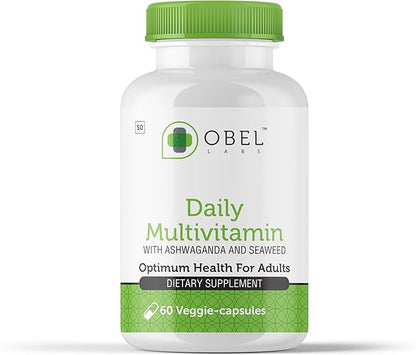 Obel Daily Multivitamin | with Ashwaganda and Seaweed | Optimum Health for Adults