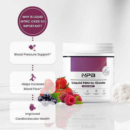 Nature's Pure Blend Liquid Nitric Oxide Blood Pressure Support Drink - Blood Circulation