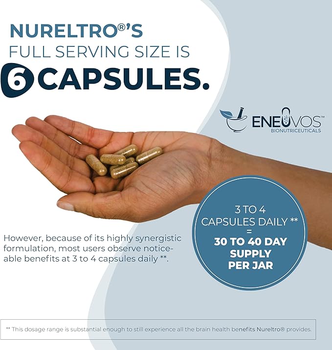 Most Comprehensive Nootropic Brain Supplement | 31 Ingredients Support 27 Areas of Cognitive Function and Brain Health in 7 Categories | Caffeine- and Stearate-Free (120 Capsules)