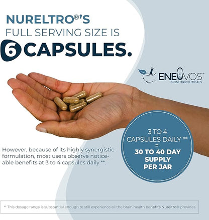 Most Comprehensive Nootropic Brain Supplement | 31 Ingredients Support 27 Areas of Cognitive Function and Brain Health in 7 Categories | Caffeine- and Stearate-Free (120 Capsules)