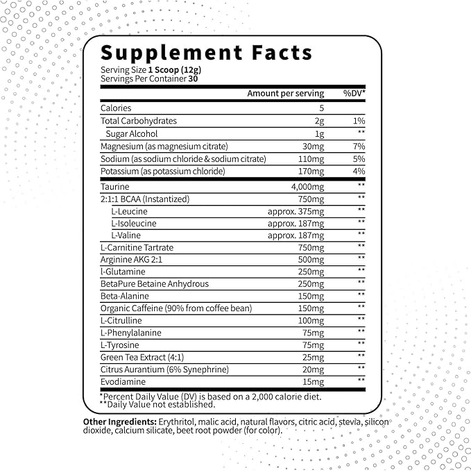 Type Zero AminoBurn - Vegan Amino Acids Energy Pre Workout Drink for Women/Men (Watermelon) Sugar-Free Energy Drink Powder & Amino Acids Supplement - Natural Preworkout Energy