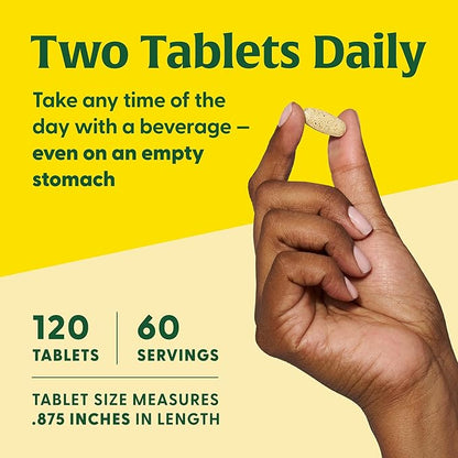 MegaFood Baby & Me 2 Prenatal Vitamin and Minerals - Vitamins for Women - with Folate (Folic Acid Natural Form), Choline, Iron, Iodine, and Vitamin C, Vitamin D and more - 120 Tabs (60 Servings)