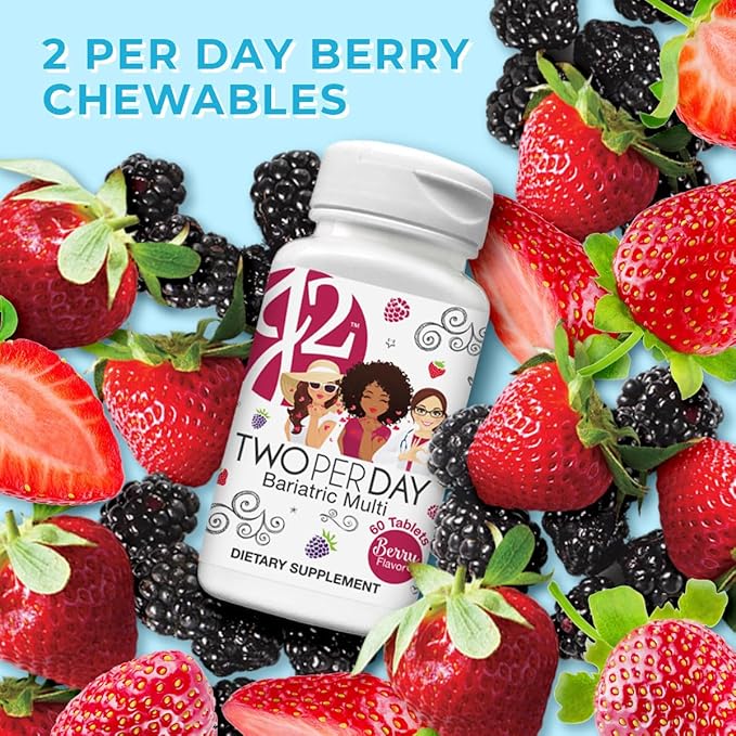J2 Two per Day Multivitamin Chewable Berry Tablets (30-Day Supply)
