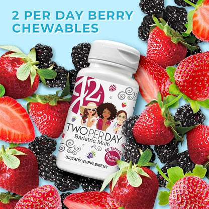 J2 Two per Day Multivitamin Chewable Berry Tablets (30-Day Supply)
