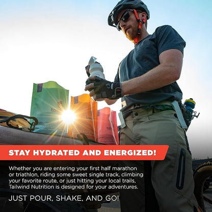 Tailwind Nutrition Endurance Fuel, Electrolyte & Hydration Sports Drink Mix Powder with Caffeine, Gluten-Free, Vegan, Colorado Cola, 50 Servings (Caffeinated)