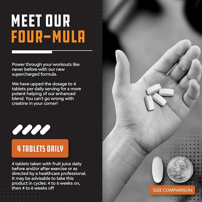 High Strength Tri Phase Creatine Pills - Muscle Mass Gainer and Muscle Recovery Creatine HCL Pyruvate and Creatine Monohydrate Pills - Optimal Muscle Builder Creatine Supplement for Men and Women