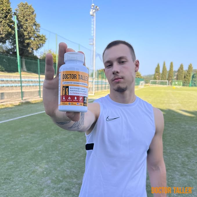 NuBest Doctor Taller - Height Growth Formula - Supports Height Growth and Immunity - Keto with Calcium, Vitamin D3, Vitamin K2, Amino Acids & Herbs for Children (8+) - 6 Pack | 6 Month Supply