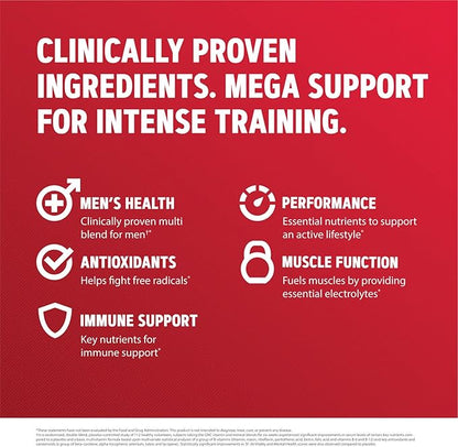 GNC Mega Men Sport Multivitamin | Performance, Muscle Function, and General Health | 180 Count