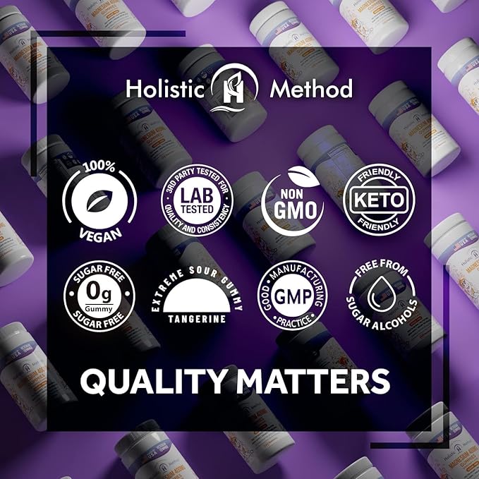 Magnesium Citrate Gummies - Sugar-Free, Vegan and Non-GMO for Better Sleep and Relaxation - No Sugar Alcohol - Magnesium Supplement for Adults, Teens and Kids - Tropical Fruit - 240 Chews