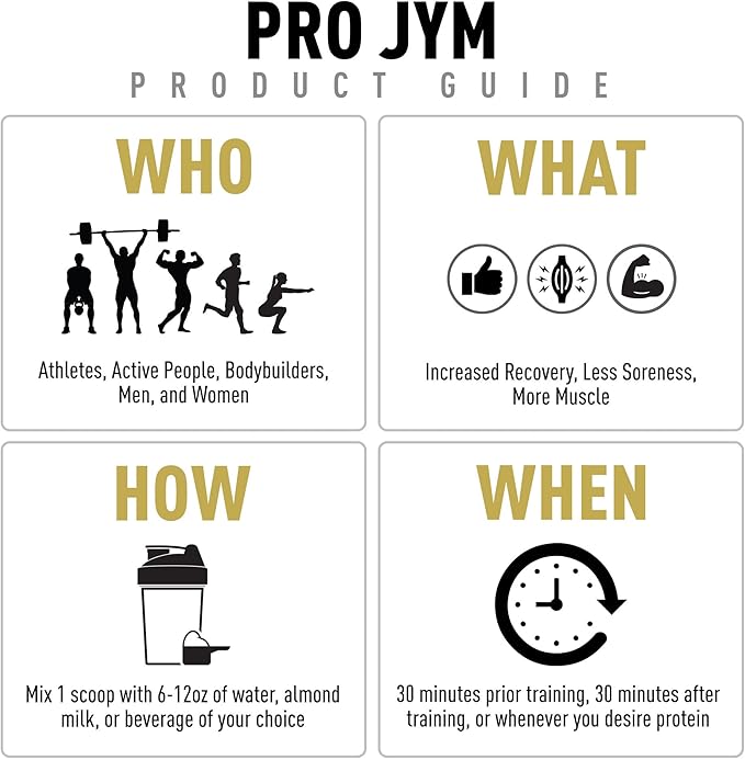 Pro JYM Cookies & Cream Protein Powder - Whey Protein Isolates, Casein, & Milk Protein, Lean Muscle Building for Men & Women, JYM Supplement Science, 45 Servings