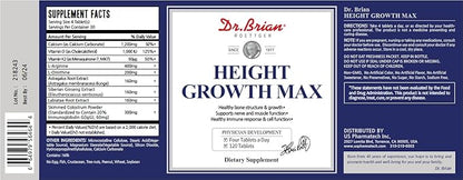 Height Growth Maximizer - Advanced Growth Formula Grow Taller Supplement for Children (10+) &Teens - Multivitamin,Mineral Calcium,L-Arginie & Astragalus Ginseng
