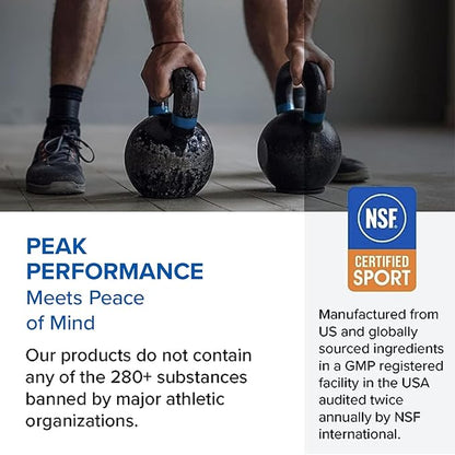 Beef Protein Powder - NSF Certified for Sport Hydrolyzed Protein - Highly Absorbable with Amino Acids, Collagen Precursors - Bone Broth Protein for Athletes (Chocolate, 30 Servings)