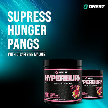 ONEST Hyperburn Thermogenic Powder – 153g (30 Servings) Enhanced Energy Boost & Performance Support Supplement, Sports Nutrition Protein Powder