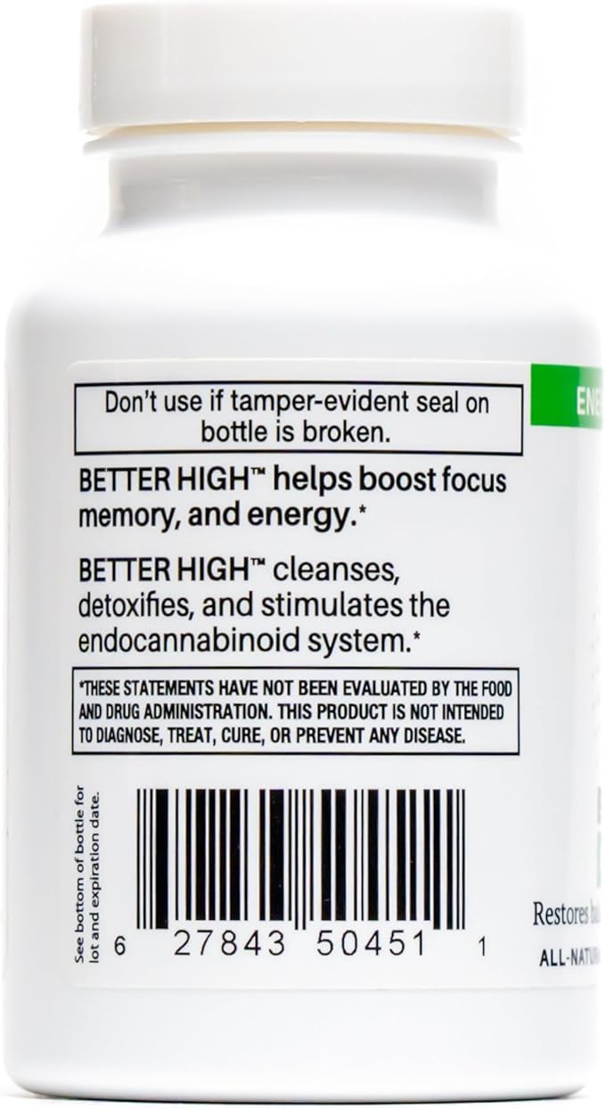 Cleanse Detox Refresh 900mg, 7 Day Full Body Detox Capsules for Men Women, Fast Detox Supports Digestive wellness Gut and Colon Cleanse, Body Cleanse Powerful Ingredients Receptor Reset by Better High