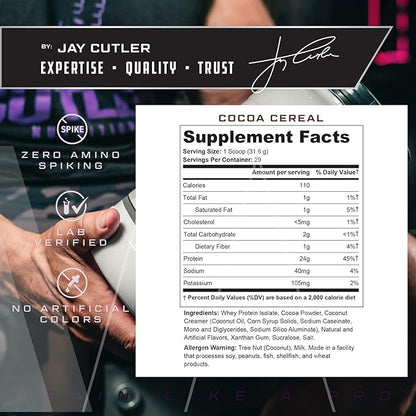 Total ISO Whey Isolate Protein Powder: Best Tasting Whey Protein Shake Featuring 100% Whey Protein Isolate, Perfect Post Workout Protein Powder Mix and Meal Replacement Drink, Cocoa Cereal, 2 Pounds