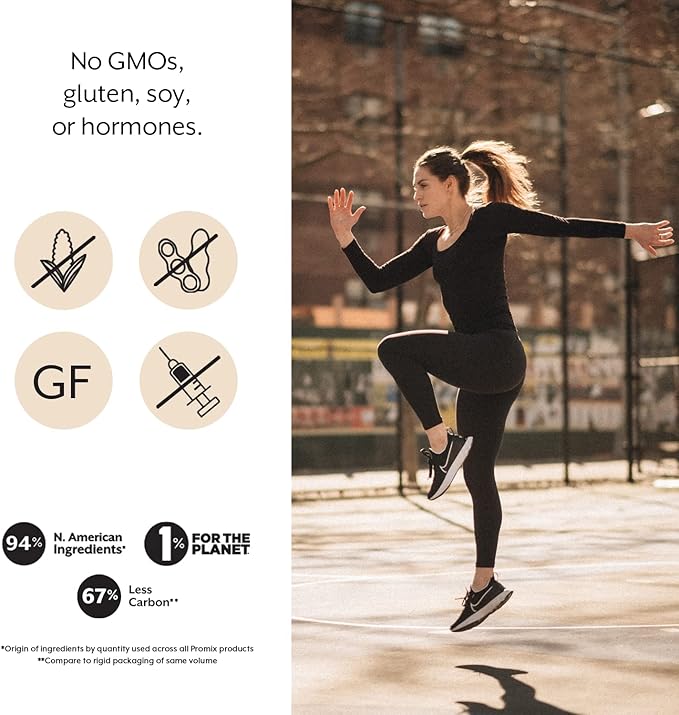 Promix Collagen Peptides, Vanilla, 2.5lb Bulk - Hydrolyzed Collagen Protein Promotes Healthy Skin, Bones, Joints & Recovery Support - Add to Shakes, Smoothies, Beverages & Baking Recipes.