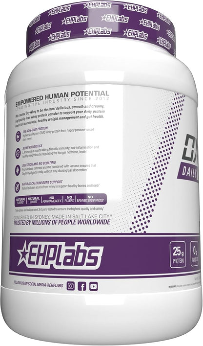 EHP Labs OxyWhey Whey Protein Isolate Powder - 25g of Whey Isolate Protein Powder, Meal Replacement Shake, Sugar Free Protein Powder - 25 Serves (Delicious Chocolate)