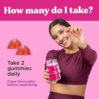 OH MY VIT! for Ellas Women’s Multivitamin Gummy with Vitamins C, E, and Biotin, Sugar Free Berry Flavor, 60 Count
