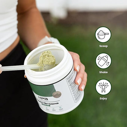 Nature's Pure Blend Liquid Greens - Superfood Greens - Detox & Digestion Health - Probiotic - Mushroom Blend - Adaptogens - Green Tea Matcha Taste (Matcha Flavor) - 30 Servings - Liquid Greens