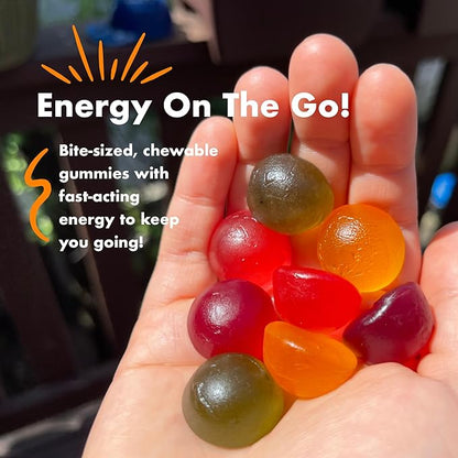 Bonk Breaker Energy Chews, Dairy-Free, Gluten-Free Ingredients to Provide Quick Energy and Focus, 1 Box of 10 Packets, Tangerine Orange