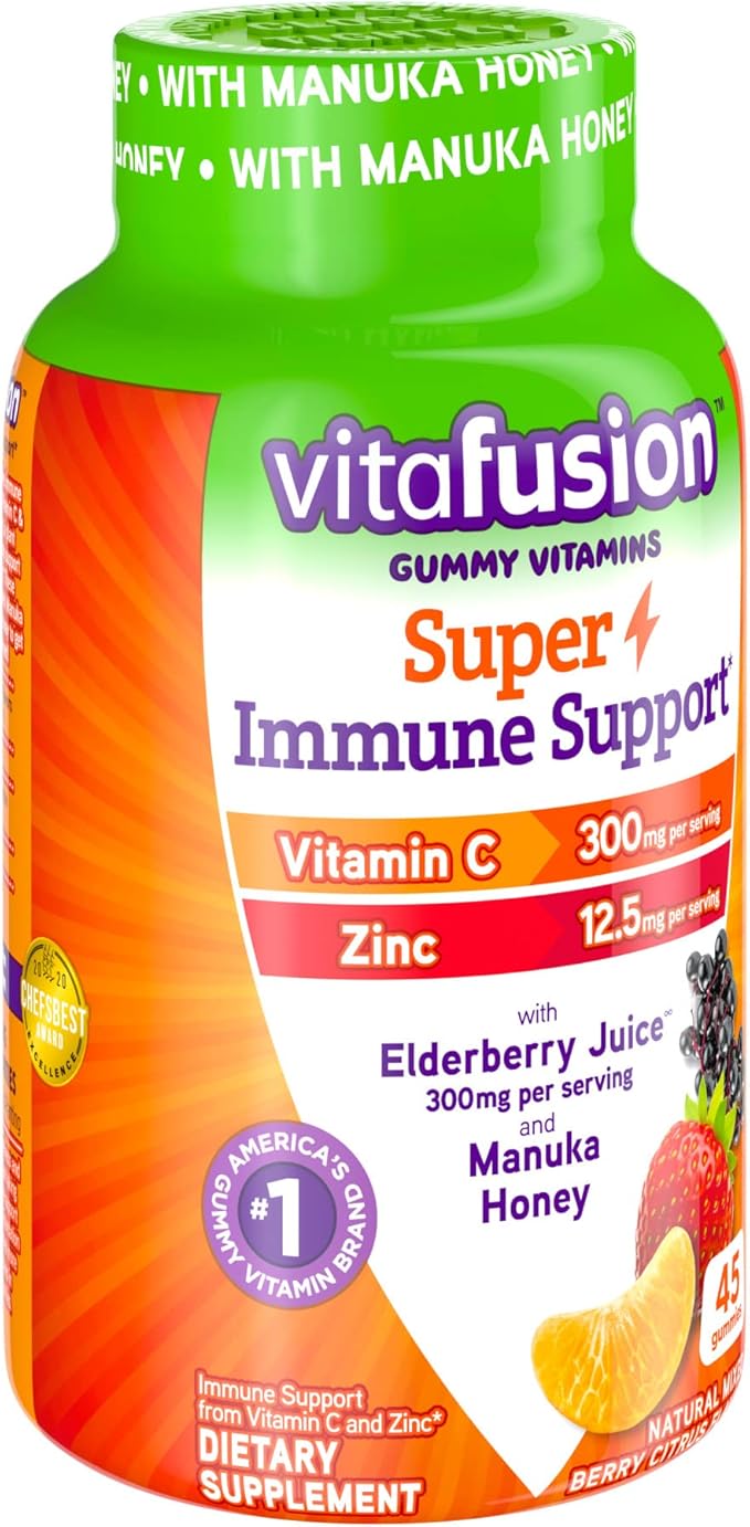 Vitafusion Super Immune Support Gummy Vitamins, 45ct