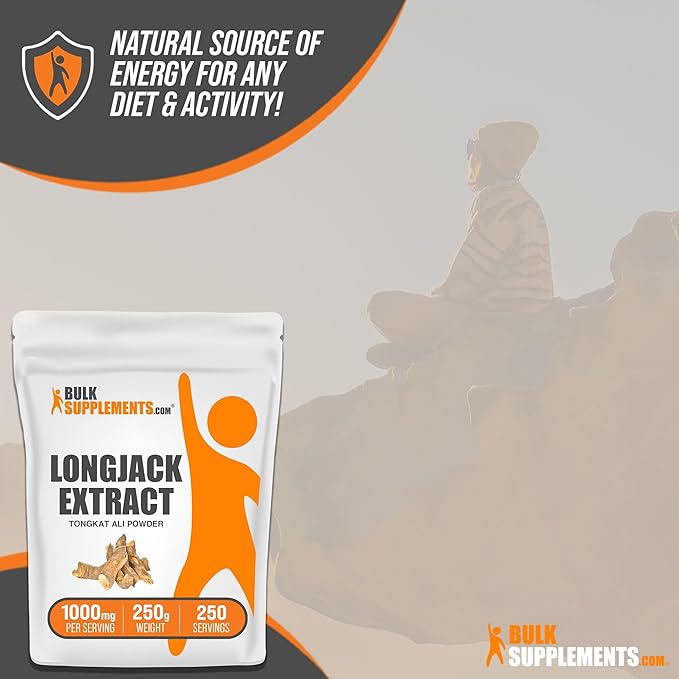 BulkSupplements.com Longjack Extract Powder - Tongkat Ali - Tongkat Ali for Men - Longjack Tongkat Ali - Eurycoma Longifolia - Libido Support (250 Grams - 8.8 oz)