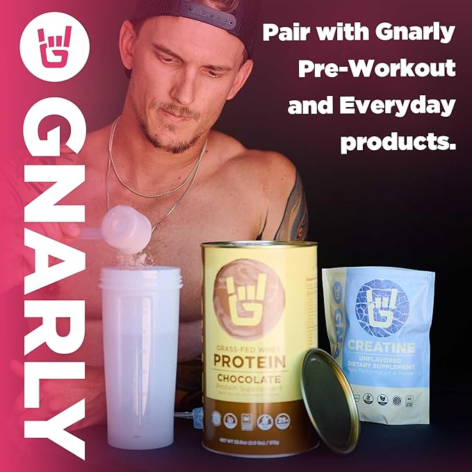 Gnarly Nutrition Fuel2O Electrolyte Powder - Fuel 2O Endurance Nutrition, NSF Content Certified, Electrolyte Solution, Fuel, Replenishment, and Recovery - Tropical, 25.57Oz