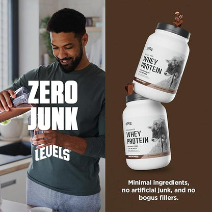 Levels Grass Fed Whey Protein Powder, No Artificials, 24G of Protein, Chocolate Mocha, 2LB