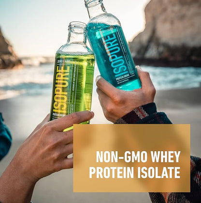 Isopure Zero Carb 32g Protein Ready-to-Drink, Whey Protein Isolate, Lemonade, 16 Fl Oz (12 Bottles)