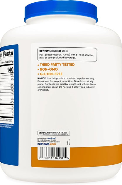 Nutricost Whey Protein Concentrate (Chocolate Peanut Butter) 5LBS - Gluten Free & Non-GMO