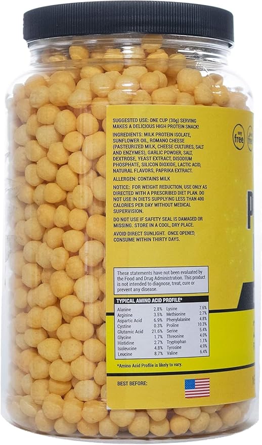 Twin Peaks Low Carb, Keto Friendly Protein Puffs, Sour Cream & Onion (300g, 21g Protein, 2g Carbs)