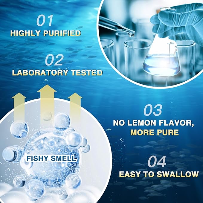 Triple Omega 3 6 9, Fish Oil 2400mg Softgels with Vitamin D3 & E - EPA & DHA & ALA - Supports Heart, Brain, Joint & Immune Health, Sustainably Sourced, Non-GMO