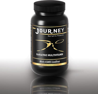 Journey Bariatric Multivitamin Supplement with Probiotics & Iron | Complete Essential Nutrients for Pre- & Post-Surgery Health