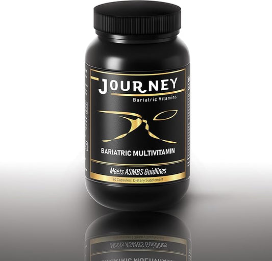 Journey Bariatric Multivitamin Supplement with Probiotics & Iron | Complete Essential Nutrients for Pre- & Post-Surgery Health