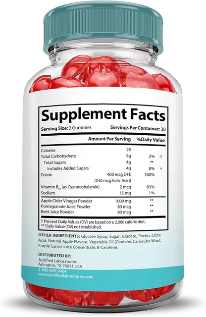 (3 Pack) Keto Genesis Keto ACV Gummies Advanced Formula 1000MG Keto Genesis Keto Gummies Apple Cider Vinegar Formulated with Pomegranate Beet Juice Powder B12 Vegan Non GMO 180 Gummys